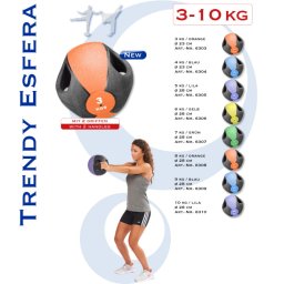 Medicinlabda fogantyúval 9kg