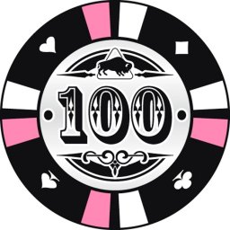 Kerámia póker zseton 100