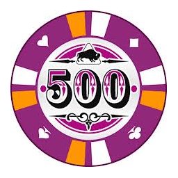 Kerámia póker zseton 500