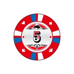 Kerámia póker zseton 5