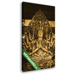 Buddha aranyban (20x30 cm, Vászonkép )
