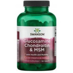 Swanson Glükozamin Kondroitin MSM tabletta - 120db