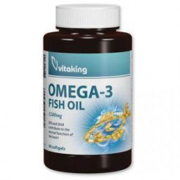 Vitaking Omega-3 1200mg halolaj kapszula - 90db