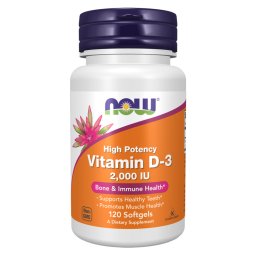 Now D3-vitamin 2000 IU lágyzselatin kapszula 120 db