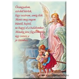 Hűtőmágnes őrző angyal