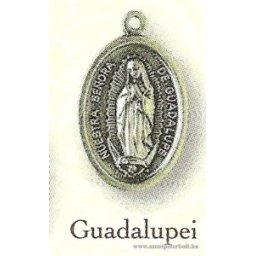 Guadalupei ezüstözött érem