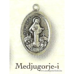 Medjugorje-i ezüstözött érem