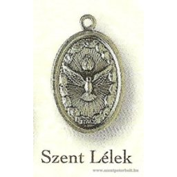 Szent Lélek ezüstözött érem