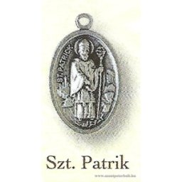 Szent Patrik ezüstözött érem