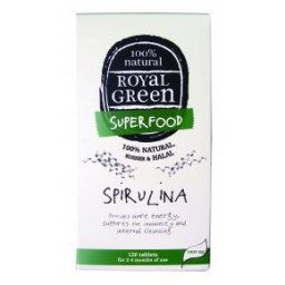 Royal Green Spirulina tabletta - 120 db