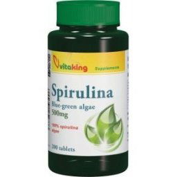 Vitaking 100% Spirulina alga tabletta - 200db