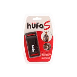 Hüfa objektívsapka tartó keskeny szíjhoz fekete