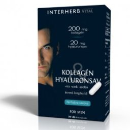 Interherb Vital Kollagén & Hyaluronsav for Man - 30 db kapszula