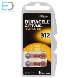 Duracell DA312 N6 Activair 1db elem hallókészülék elem
