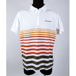 Columbia Poloing Sweat Threat Stripe Polo Shirt