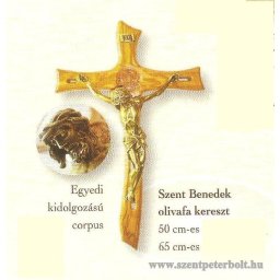 Szent Benedek olivafa kereszt
