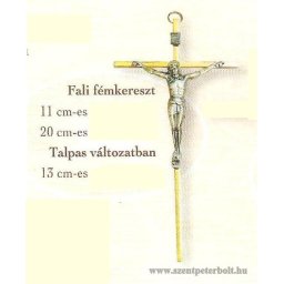 Fali fémkereszt