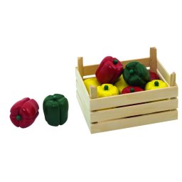 Fa játék zöldség, paprika