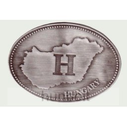 Ón Magyarország H-betűs ovális hűtőmágnes (10X7 cm)