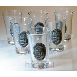 Ón címeres pálinkás pohárkészlet 6db/47ml