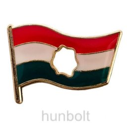 56-os lyukas zászló (20x15 mm) arany színű jelvény