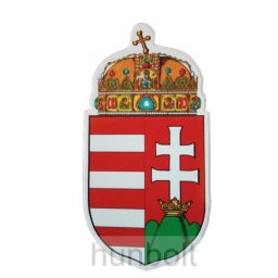 Öntapadó címer matrica külső 15 cm