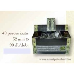 Széntabletta 40 perces izzásig