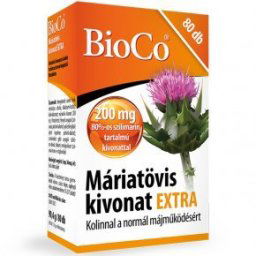 BioCo Máriatövis kivonat extra tabletta - 80db