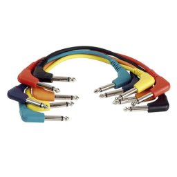 DAP Audio 6,3 jack-jack kábel 90 fok 0,6 m 6 db mono
