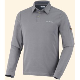 Columbia Pulóver Fields of Grey (TM) Long Sleeve Polo