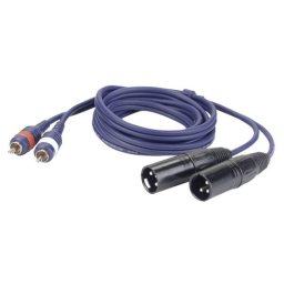 DAP Audio 2 x RCA- 2 x XLR dugó 1,5 m