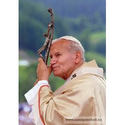 Szent II. János Pál pápa-hűtőmágnes
