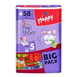 Bella Happy Junior pelenka Big Pack (12-25kg) x58