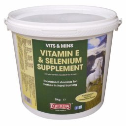 Equimins Vitamin E & Selenium Supplement - E-vitamin, szelén és lizin kiegészítő por 3kg
