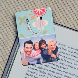 Fényképes könyvjelző, téglalap