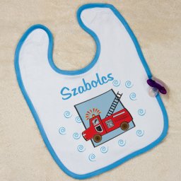 Tűzoltós bébi előke