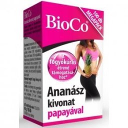 BioCo Ananász kivonat papayával Megapack - 100db