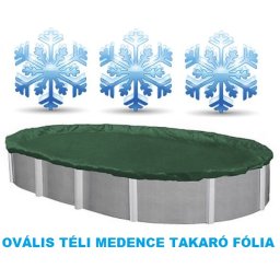 Supreme téli ovális medence takaró fólia 4,5 x 9m AS-173006
