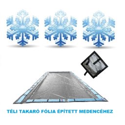 Silverado téli medence takaró fólia 6,8m x 11,8m (5m x 10m mérethez) AS-173110