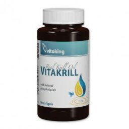 Vitaking VitaKrill rákolaj gélkapszula - 90db