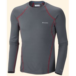 Columbia Férfi Aláöltöző Men's Midweight Long Sleeve Top-Graphite