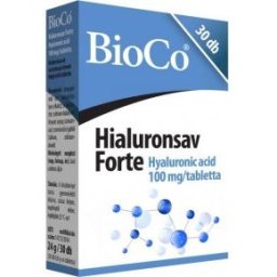 BioCo Hialuronsav forte tabletta - 30db