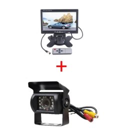 7" 24 V Monitor + vezeték nélküli tolatókamera szett