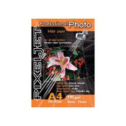 Pixeljet Professional A4/10 195 g fényes inkjet fotópapír
