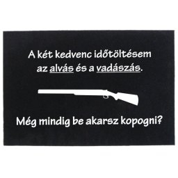 Tréfás Lábtörlő / Két kedvenc időtöltésem