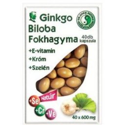 Dr. Chen Ginkgo Biloba + Garlic - fokhagyma kapszula - 40db