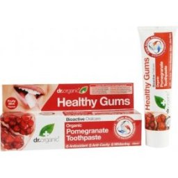 Dr. Organic bio gránátalma fogkrém - 100ml