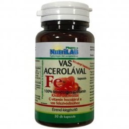 Nutrilab Vas Acerolával - 30db