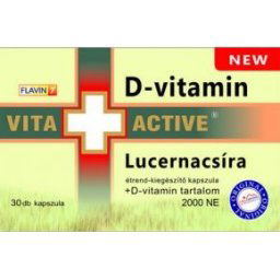 Vita+Active Lucernacsíra + D-vitamin kapszula - 30 db