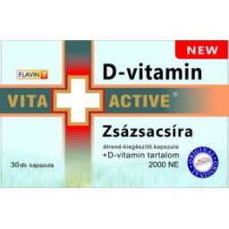 Vita+Active Zsázsacsíra + D-vitamin kapszula - 30 db
